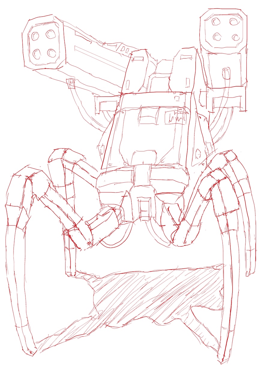 ロボット、メカ、乗り物のイラストを描きます キャラ、背景、アイテム、ロボット、乗り物、メカデザインを制作 イメージ10