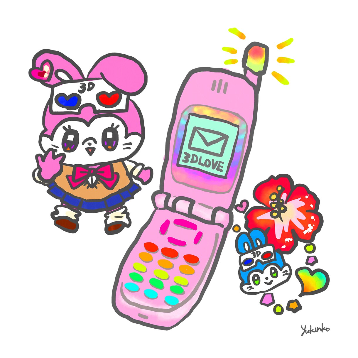 日用品や雑貨など！挿絵イラスト描きます ファンシーな挿絵詰め合わせ！パンフレットや色紙の装飾に イメージ10