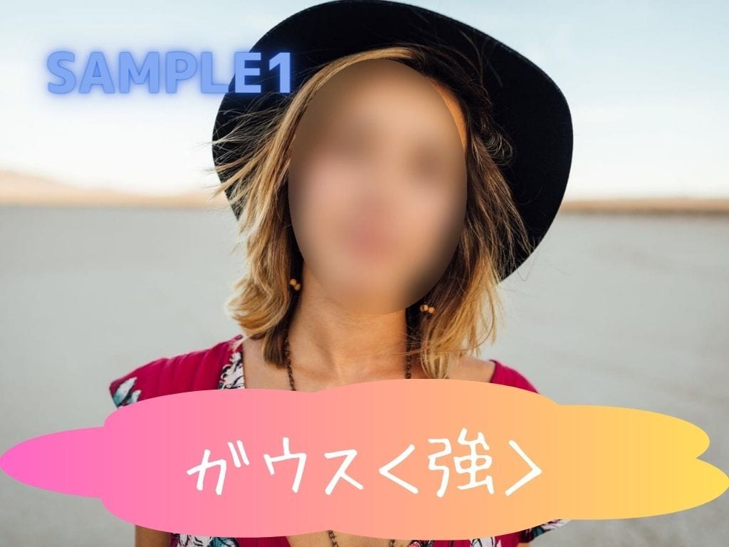 プライバシー保護に！！モザイク★ぼかし加工承ります お好みのモザイク濃度に調整します イメージ2
