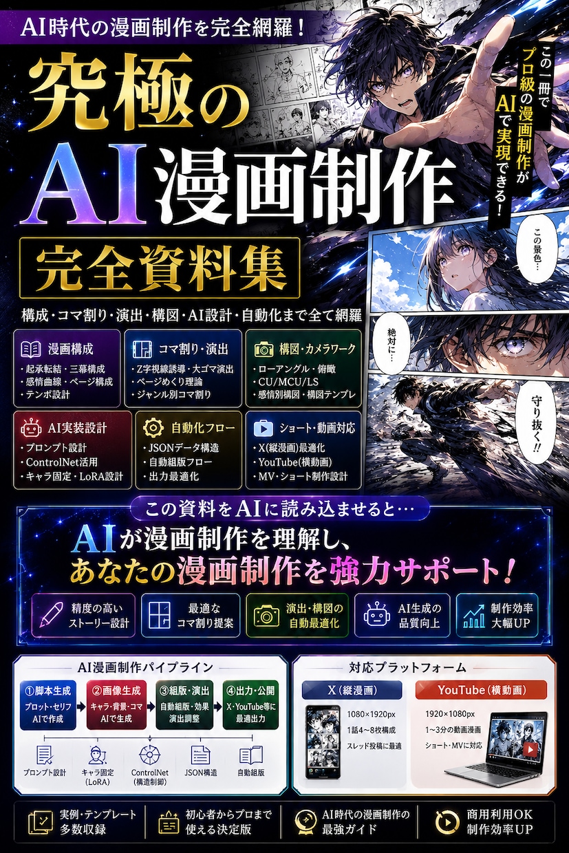 限定版　AI漫画をコピペ1つで量産できます 限定版　絵が描けなくてもAI漫画が今日から作れます イメージ2