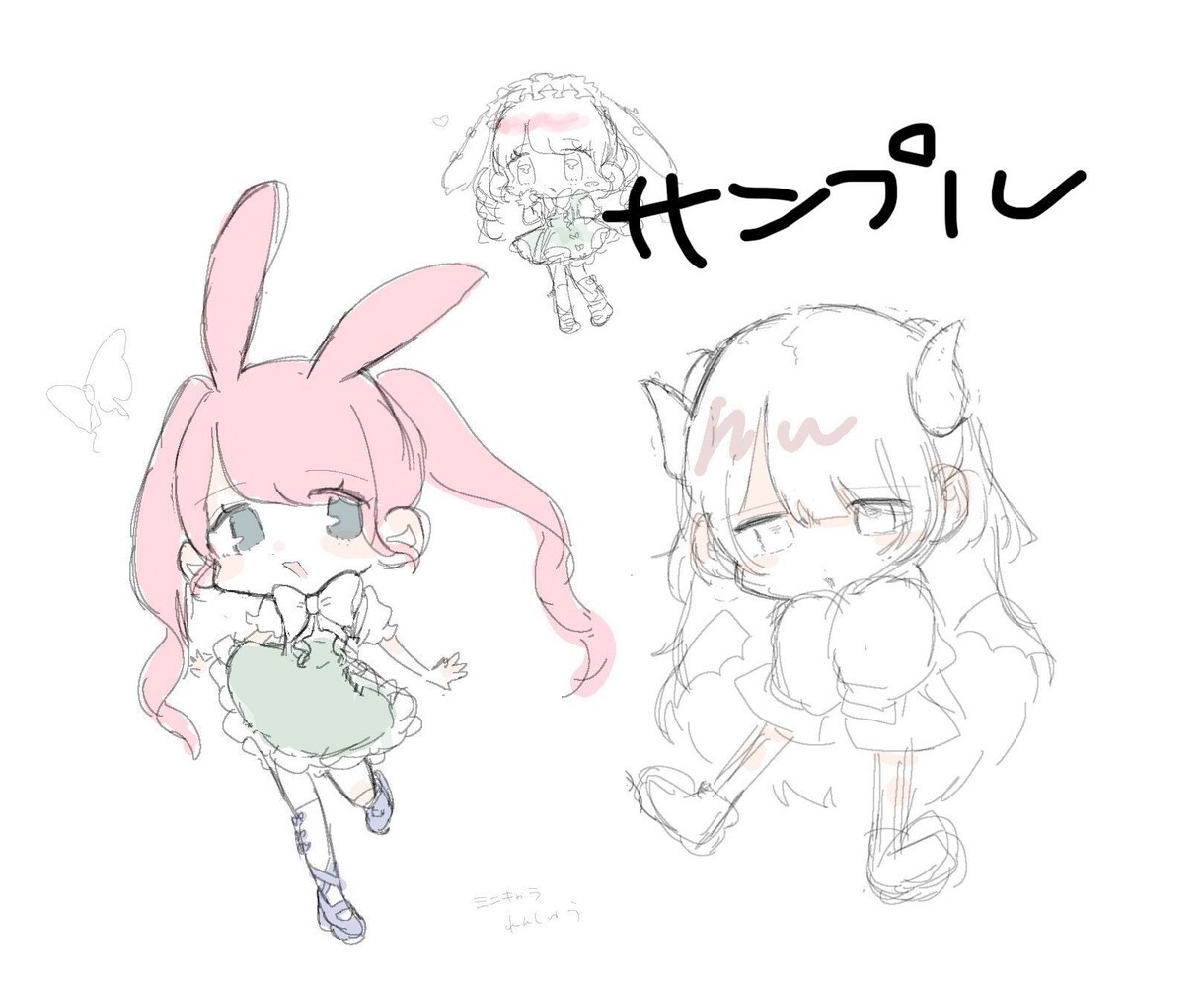 かわいいデフォルメイラスト描きます 活動やキャラシートにどうですか！ イメージ5