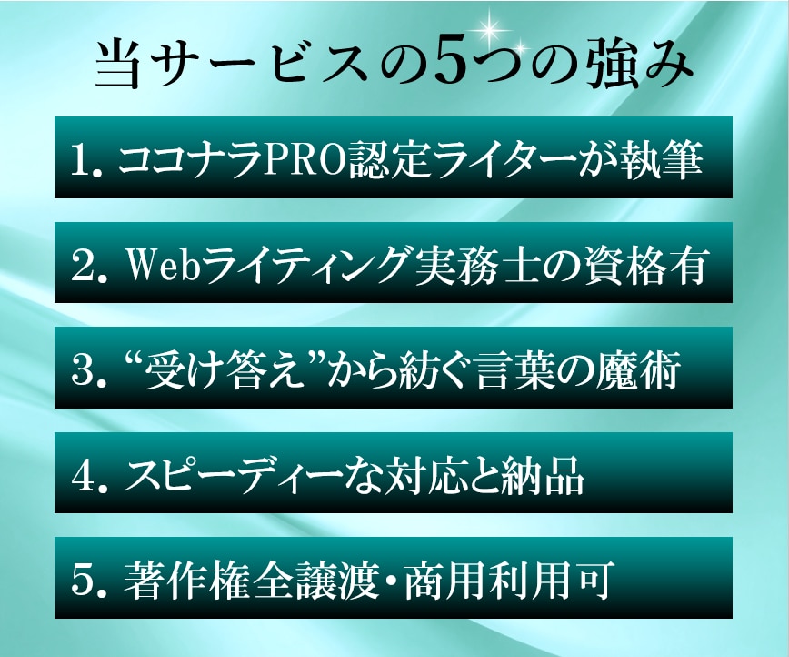 真髄を捉えた魅力溢れるインタビュー記事作成します 受け答えの内容に魔法をかける「言葉のプロ」の記事執筆 イメージ2