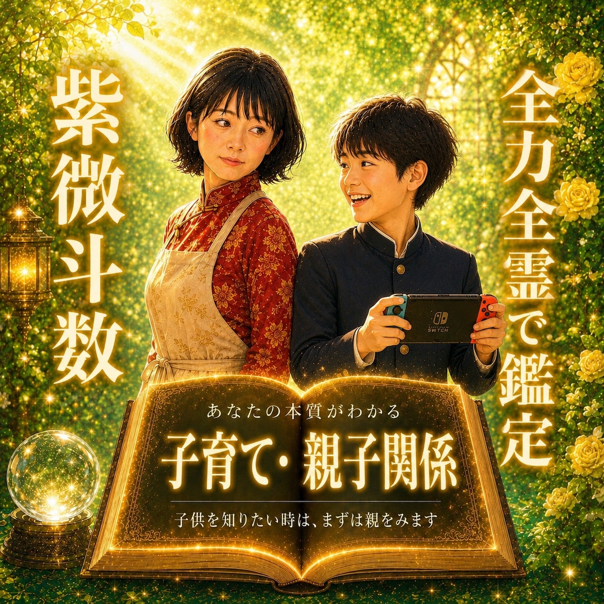 紫微斗数♥️ で親子関係・子育てを鑑定します ✨本質鑑定・カウンセリングで子供への接し方がわかる✨ イメージ1