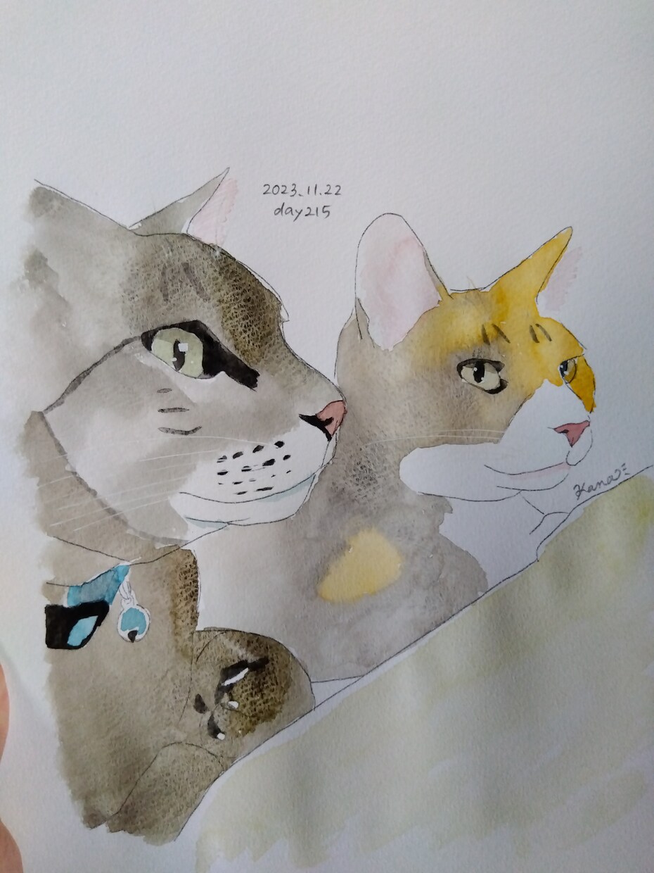 あなたのかわいいペットの水彩画を描きます 可愛いペットを水彩画にしませんか？ イメージ2