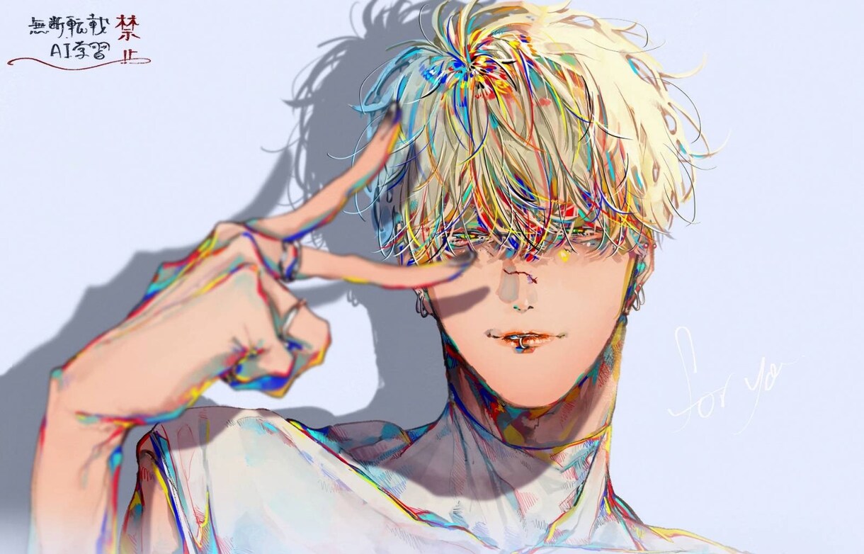 色彩にこだわったイラスト作成します 唯一無二の色使いの男性が得意です。 イメージ1