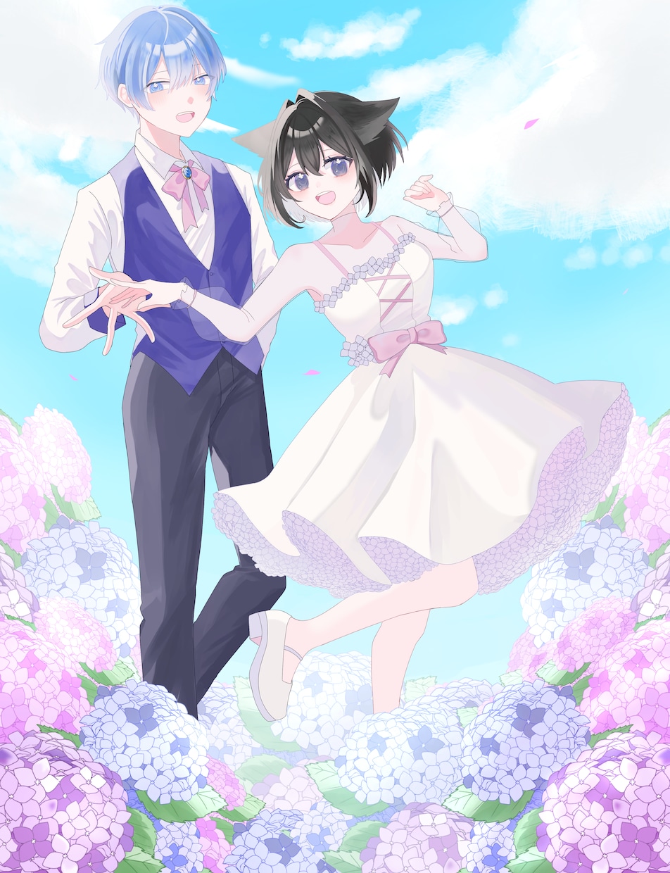 MVのイラストやサムネイル描きます オリジナルや歌ってみた等幅広く描きます！ イメージ3