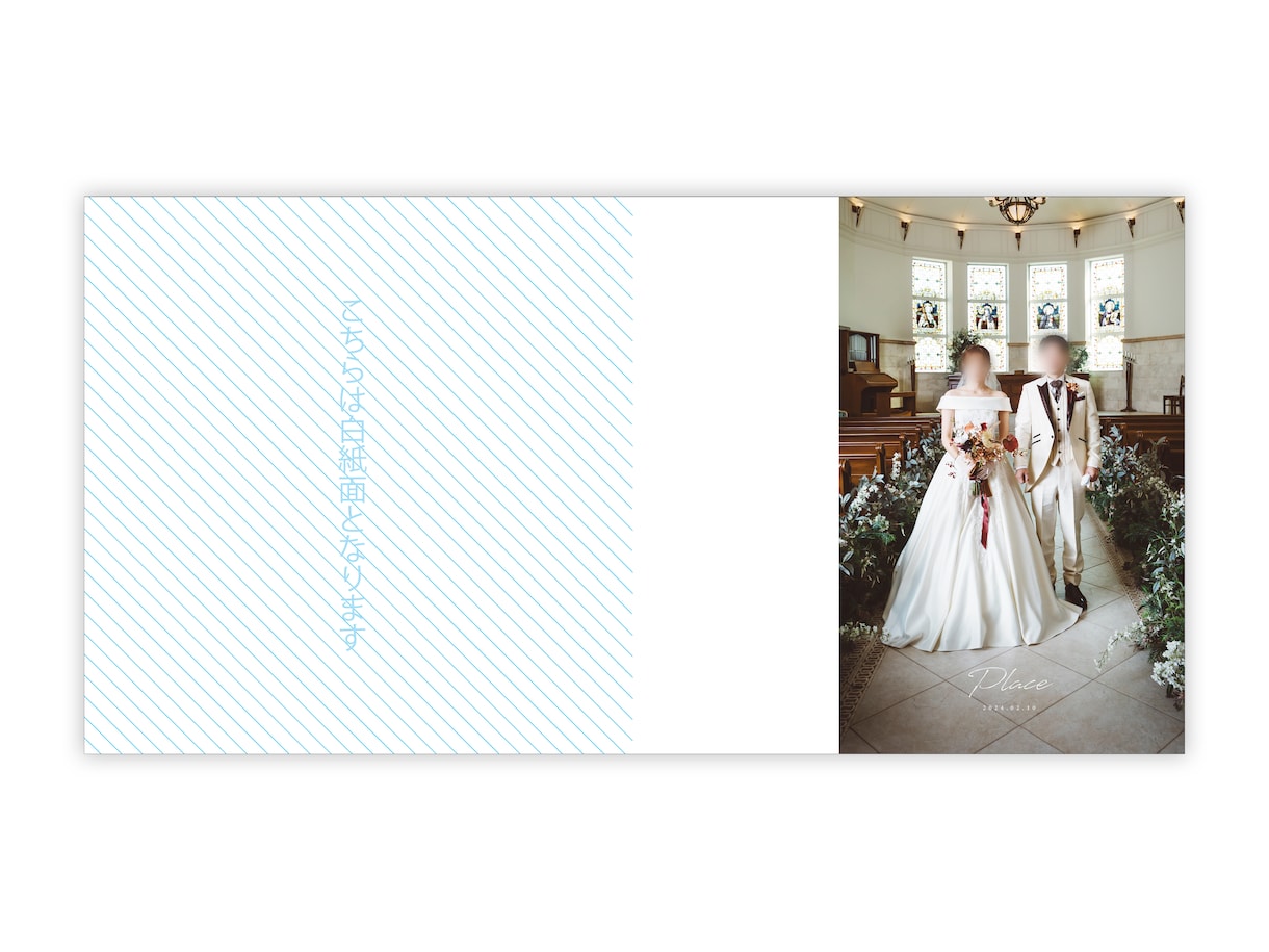 印刷込◎20ページ☆結婚式のアルバムを作ります 写真を送るだけ☆フルサポートいたします！成人式・お子様にも イメージ2