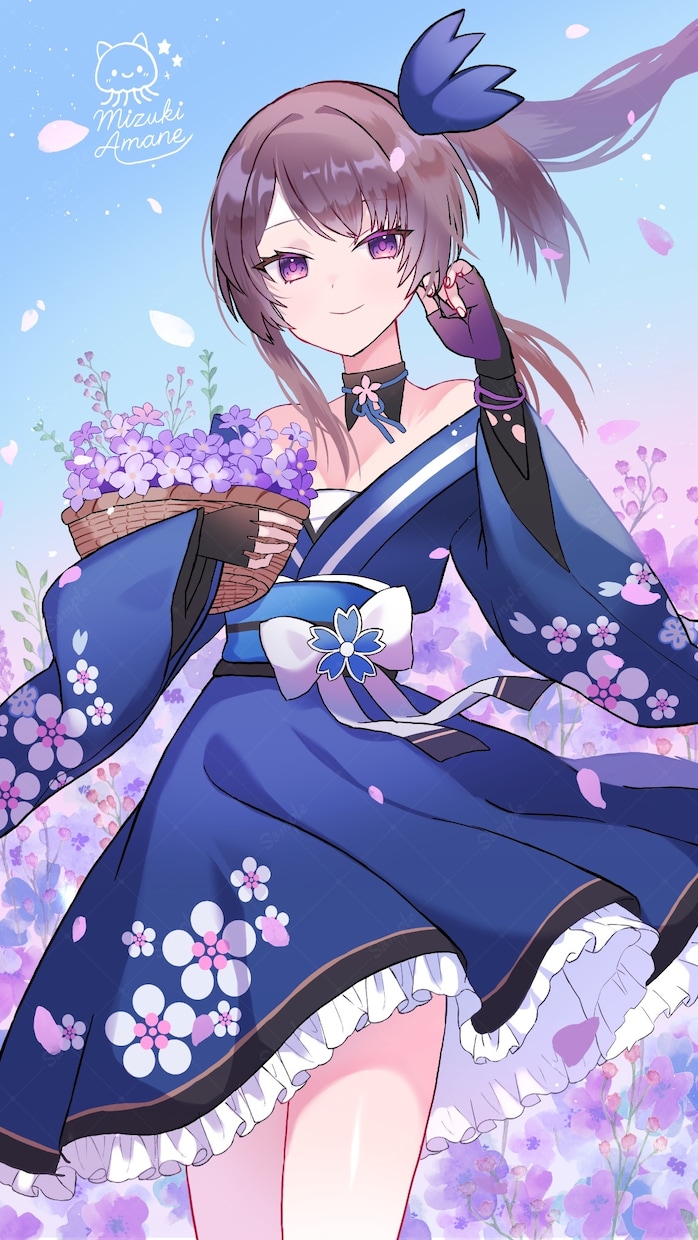 目を引く華やかなイラスト作成します 配信・グッズ・立ち絵など気軽にご相談ください イメージ2