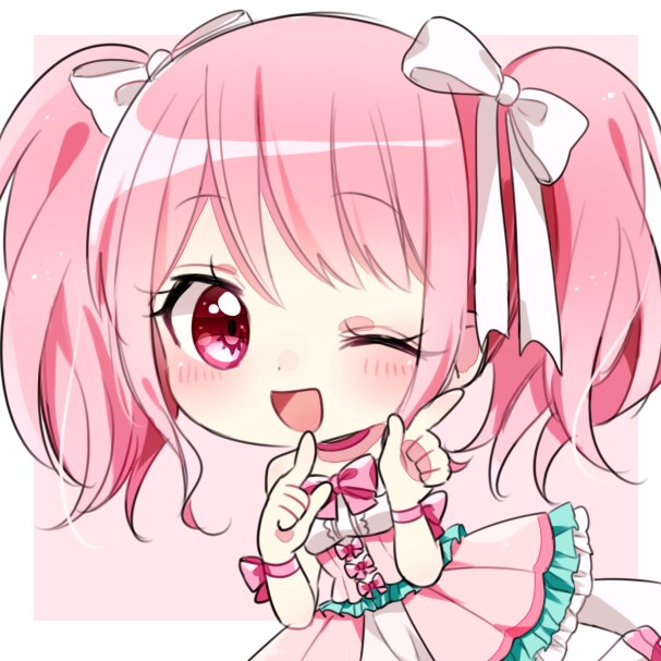 SNS用アイコンやイラスト描きます キラキラした女の子のイラストが好きな方におすすめです♡ イメージ2