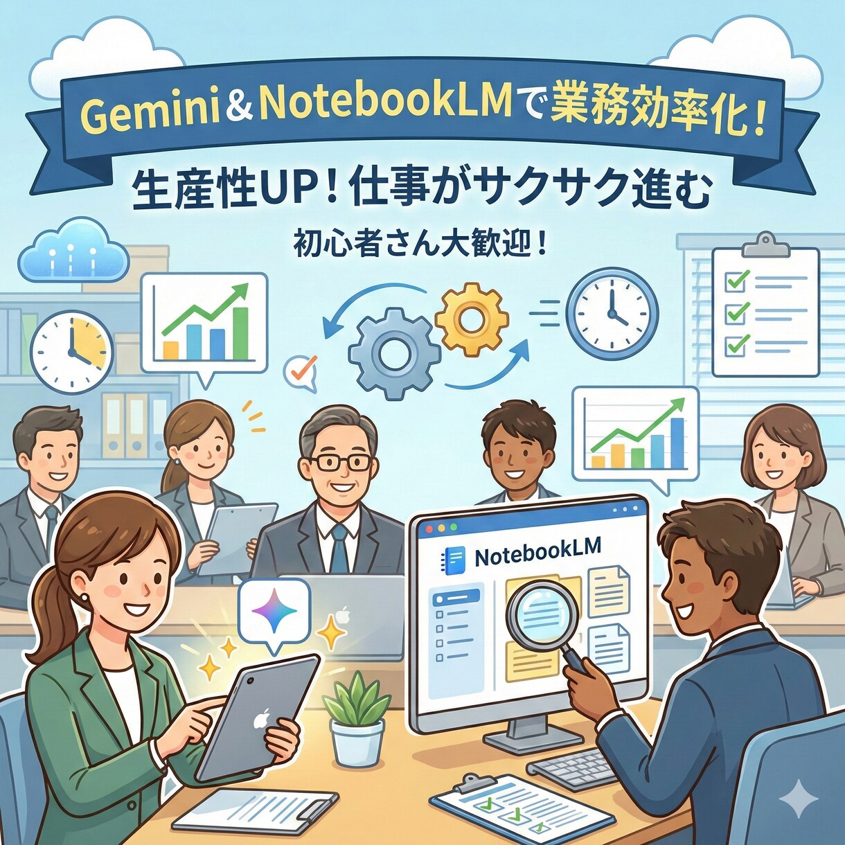 現役AI推進部長が業務効率化を教えます Gemini&NotebookLMを攻略しましょう イメージ3