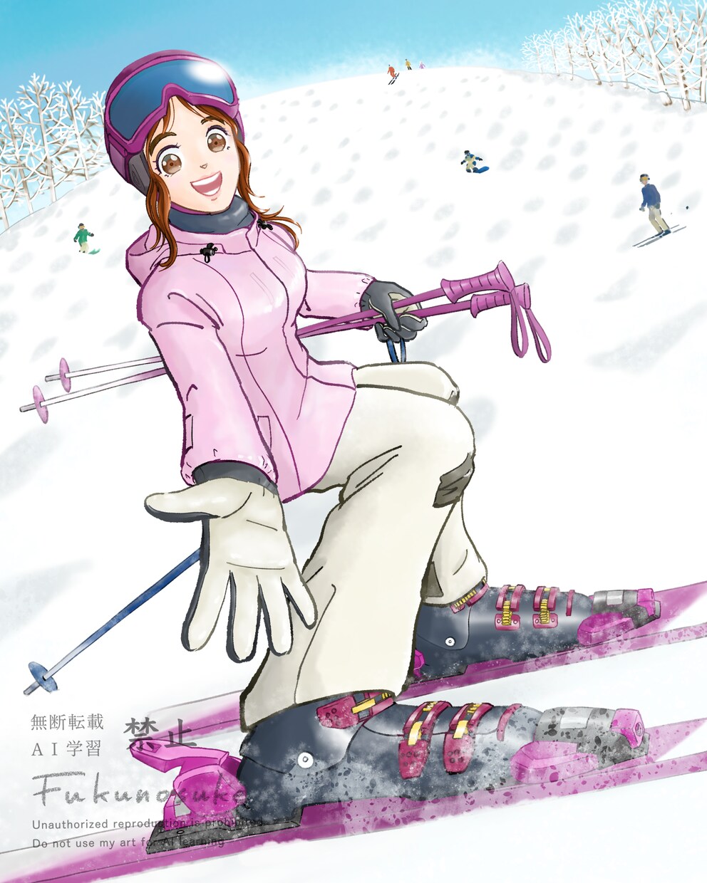 イラスト作成いたします 園芸、キャンプ、スキーなど趣味の経験が作画に役立ちます イメージ1