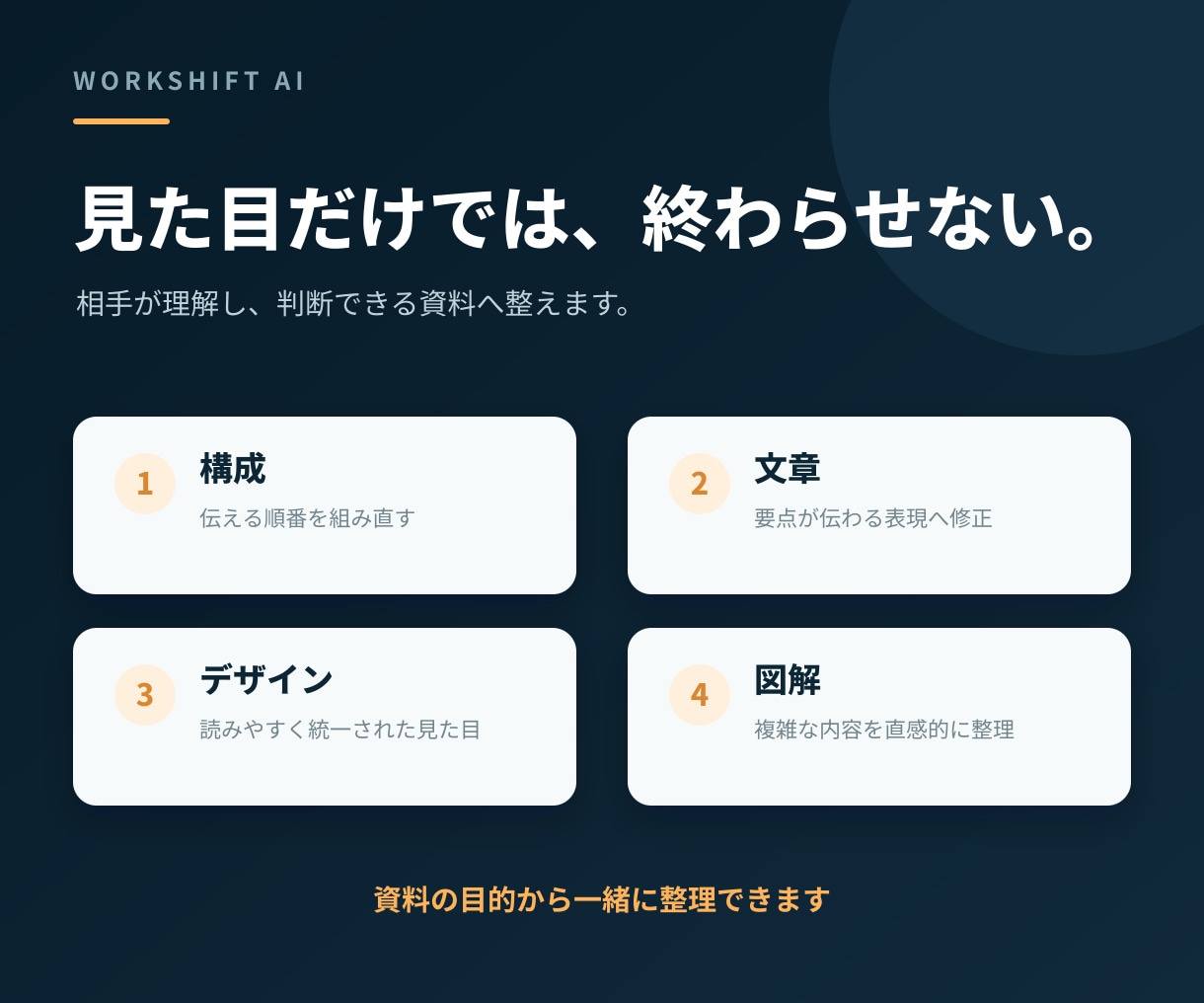 営業資料を伝わるPowerPointに改善します 営業経験を活かし、構成・文章・見せ方まで整えます イメージ2