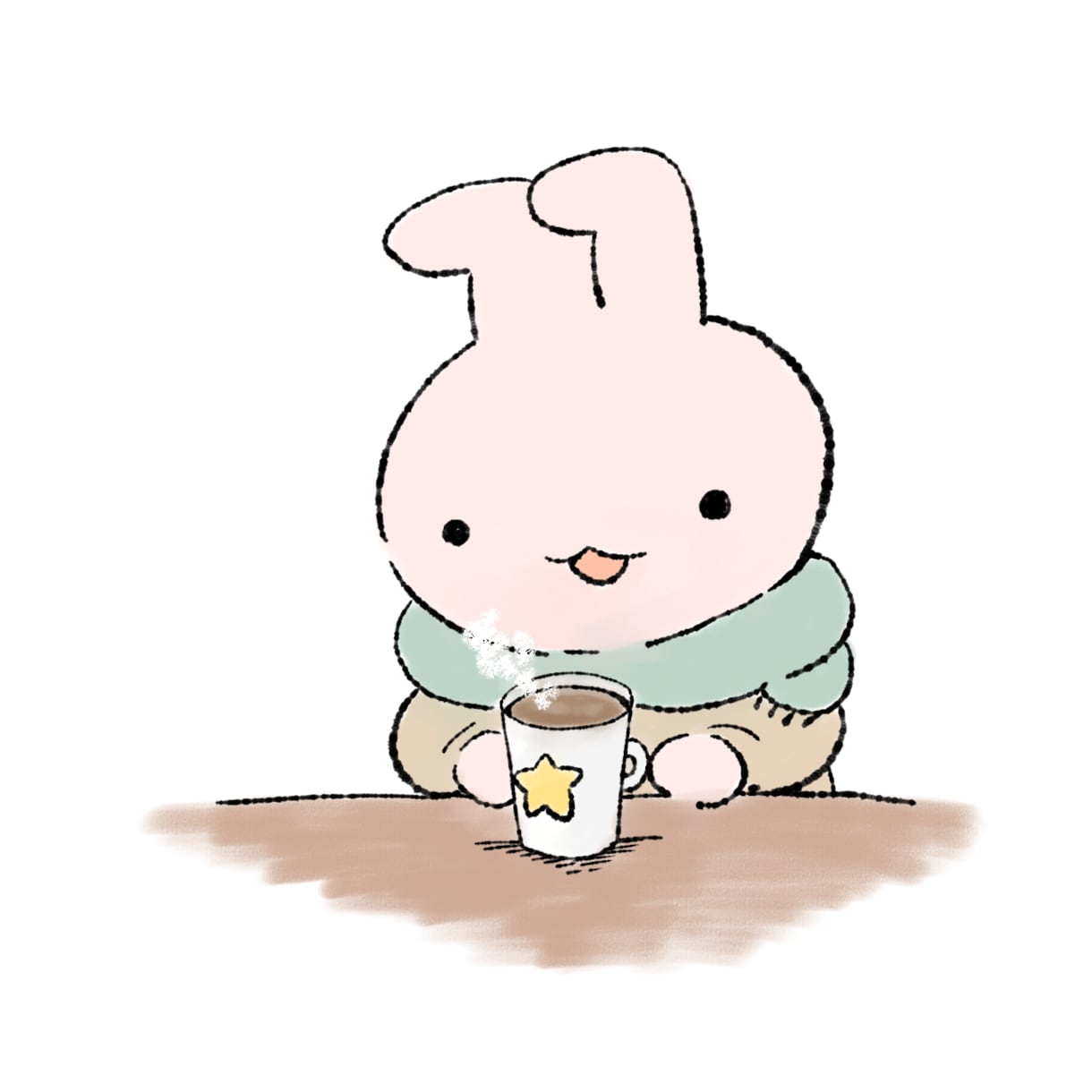 ゆるいキャラクターを描きます ゆるーく眠くなるようなキャラクターです。 イメージ1
