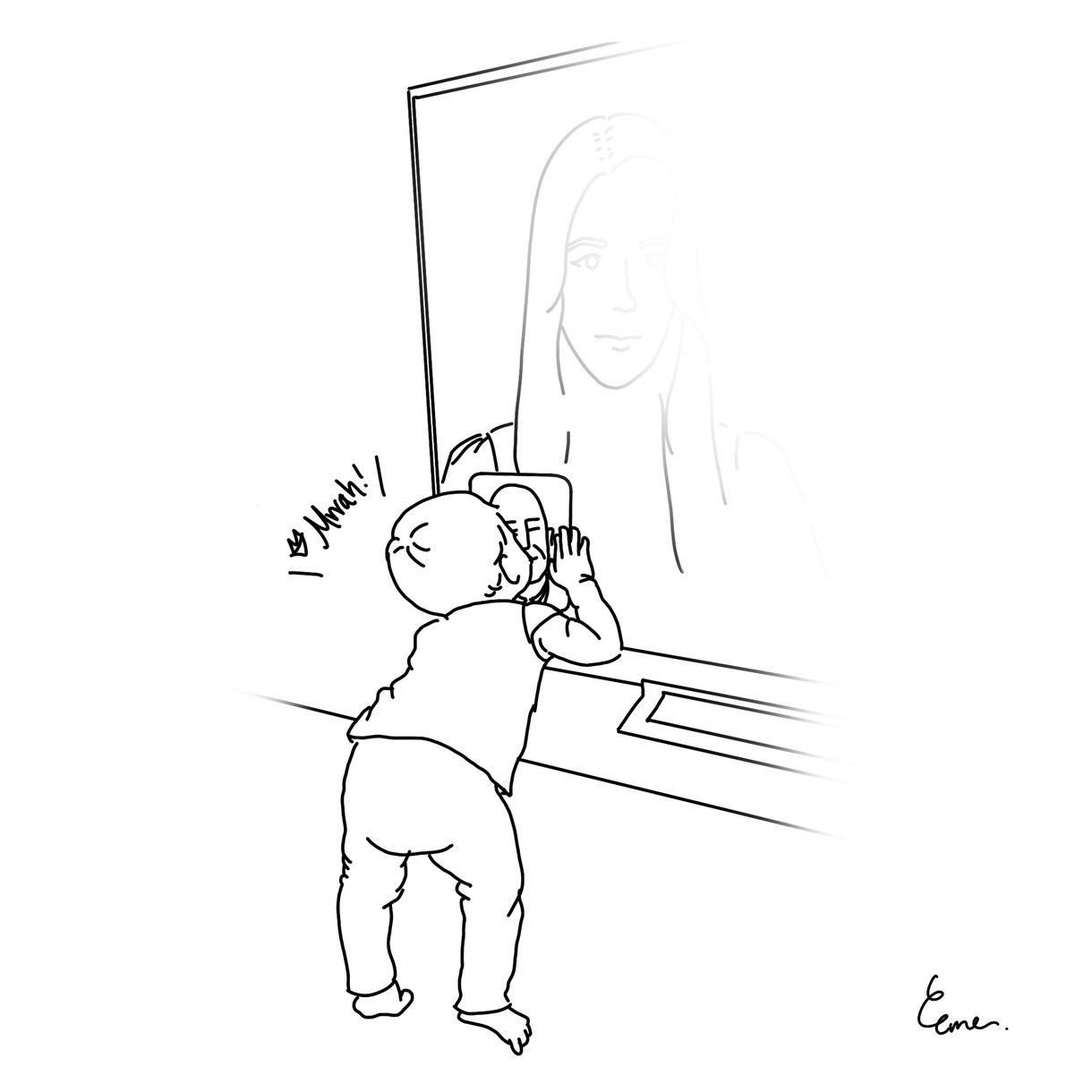 モノクロオシャレなアイコン描きます お子さんをアイコンにしてみませんか？ご自身のももちろんOK！ イメージ3