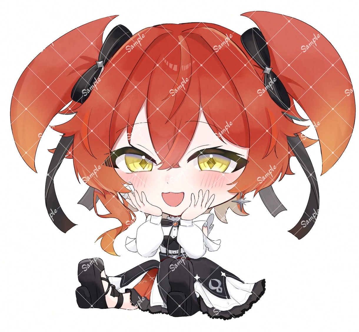 ちまっとかわいいミニキャラお描きします SNSアイコン等に使えるかわいいミニキャラお描きします イメージ1