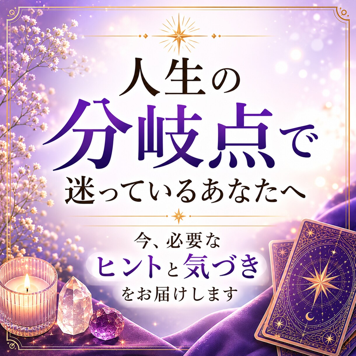 どちらを選べばいいか迷う理由を視ます AとBの流れを比較しながら納得できる選択へ導きます イメージ8