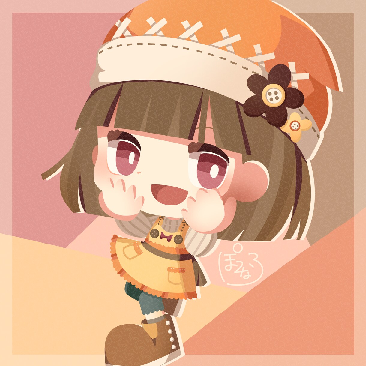 絵本のようなかわいいタッチで絵を詰め込みます ちょっとしたプレゼントやSNSピン留め用などにおススメです イメージ6