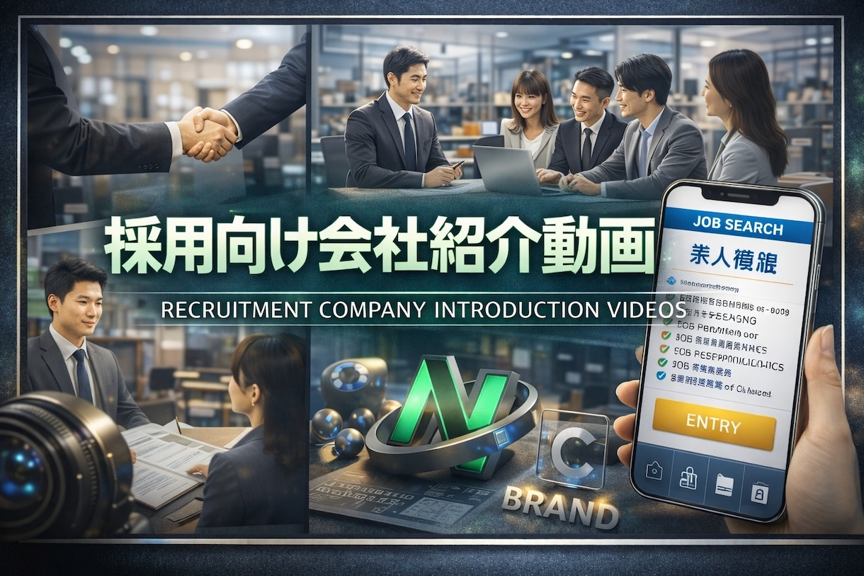 企業PR映像を撮影から丁寧に制作します 会社の魅力や強みが伝わる映像に仕上げます イメージ2