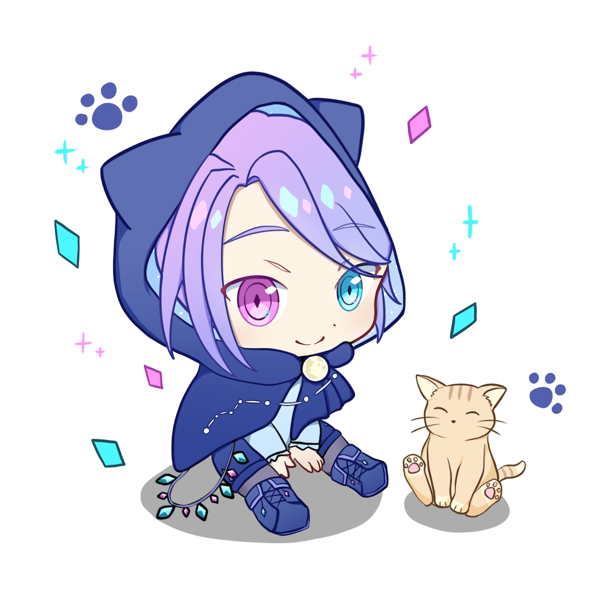ミニキャラ 、SDキャラ制作致します かっこかわいいミニキャラ、SDキャラを制作致します！ イメージ1