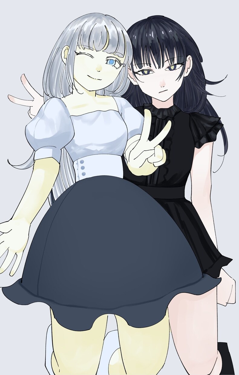 即日納品可！イラスト制作します 可愛くってちょっぴりダークな絵柄でお届けします イメージ3