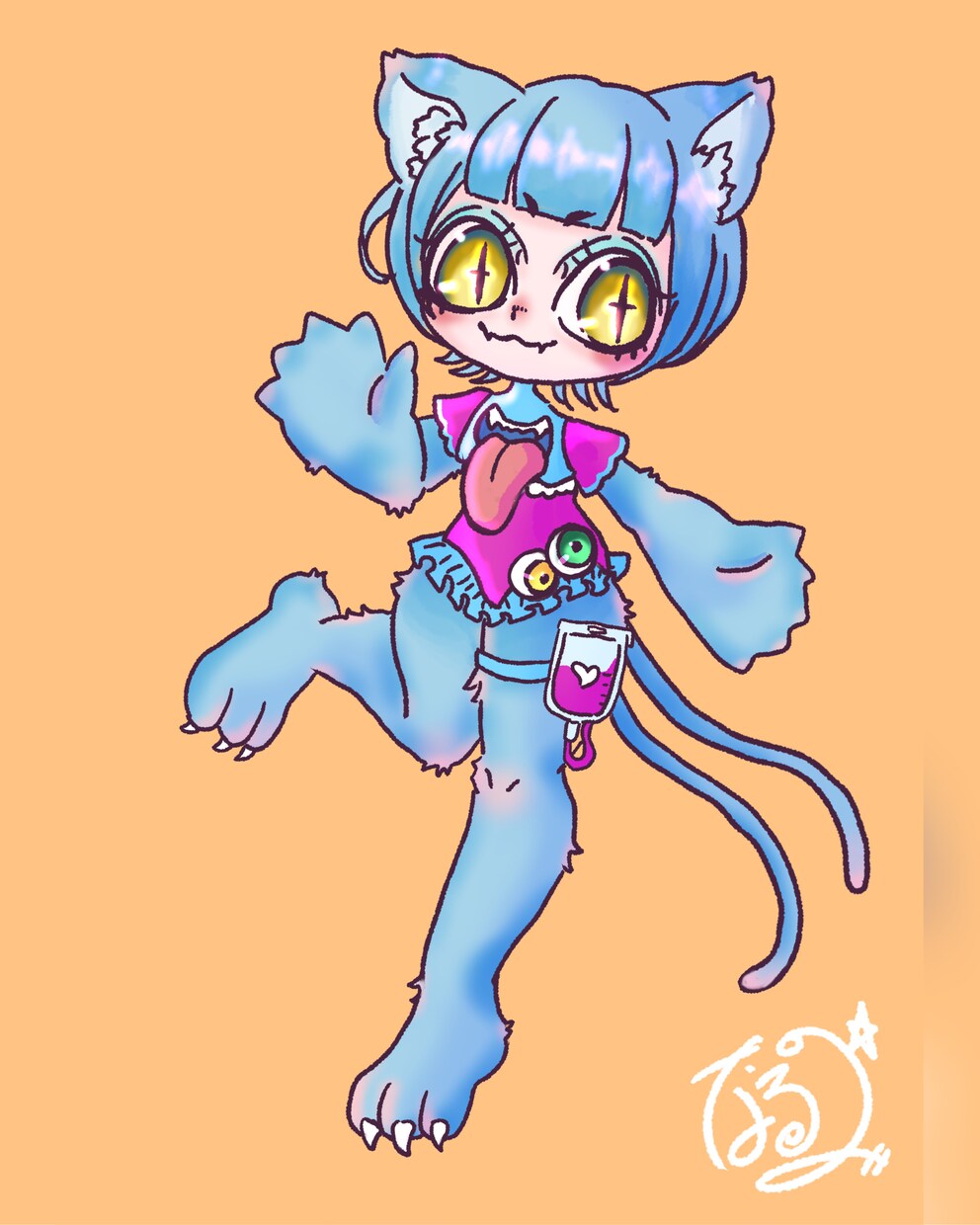 オリジナルキャラクターを描きます 立ち絵やアイコンなどにいかがでしょう。 イメージ1