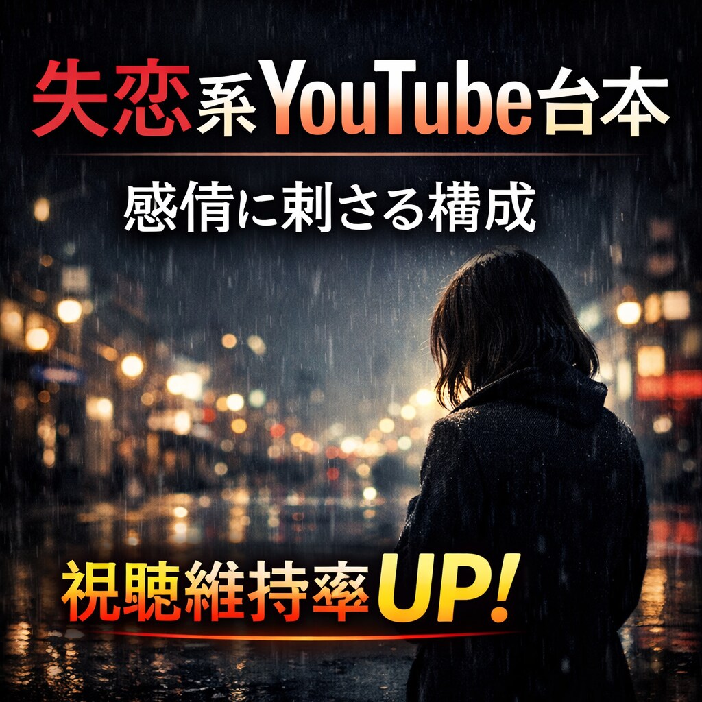 Youtube台本書きます 主張維持率重視‼️恋愛系YOUTUBE台本作成します イメージ1