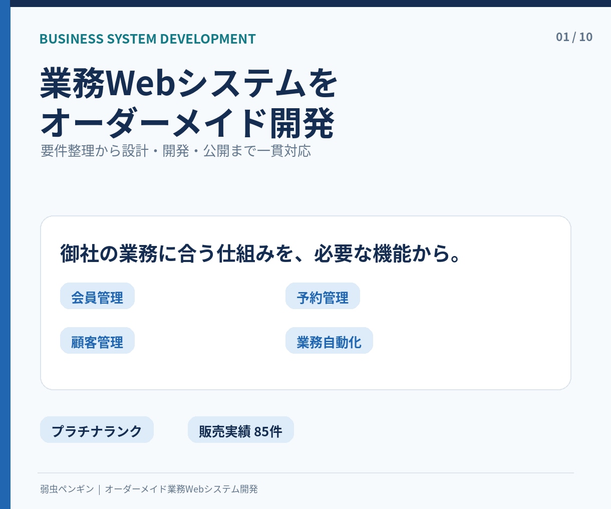 オーダーメイドの業務Webシステムを開発します 要件整理・モック・開発・公開・運用まで一貫して対応します！ イメージ1