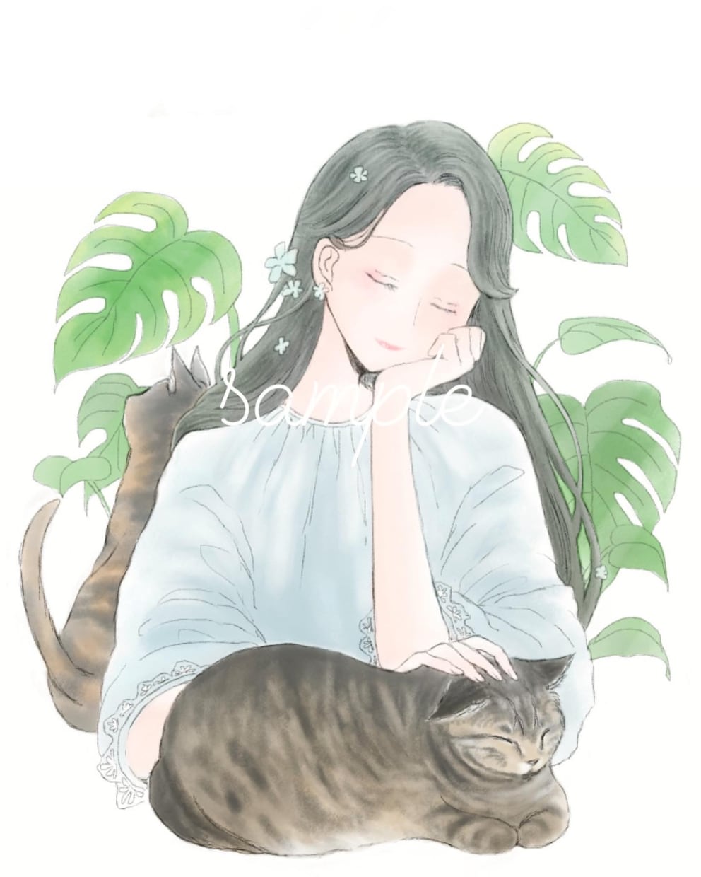 オリジナルイラスト承ります 商用利用ok/作家さんの似顔絵として/アイコン イメージ4