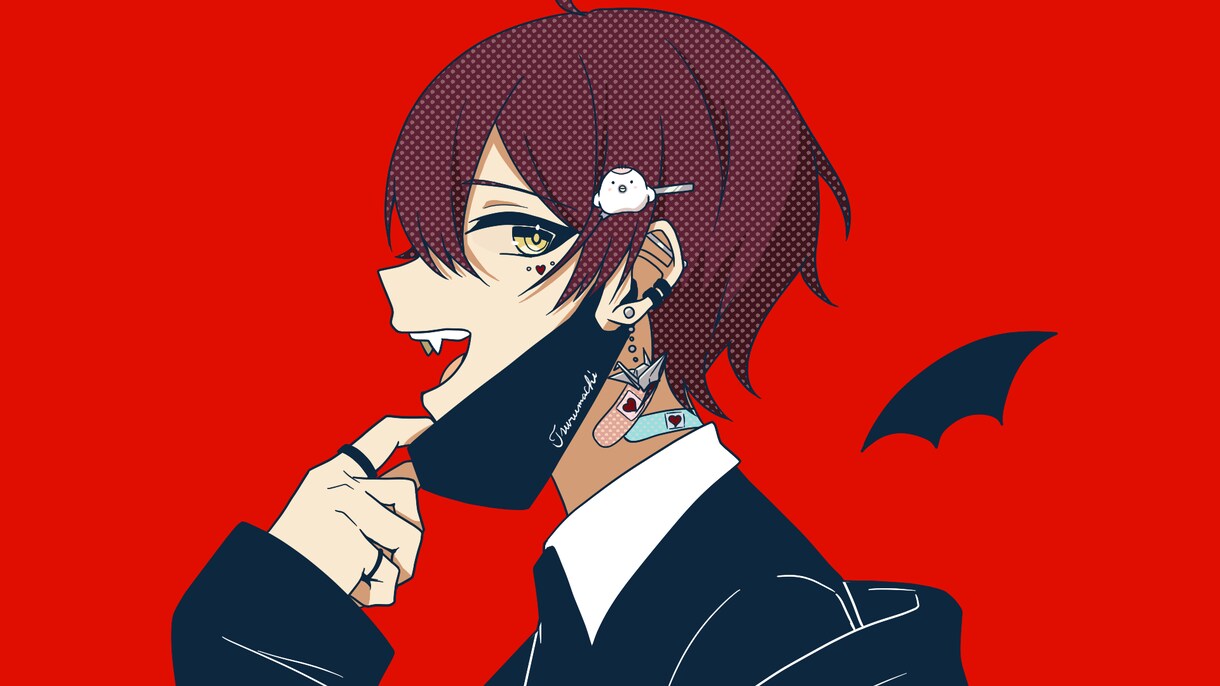 サムネイルイラスト、MV用イラストを作成します 【歌ってみた向け】本家様に絵柄寄せ、個性出し対応可能です。 イメージ10