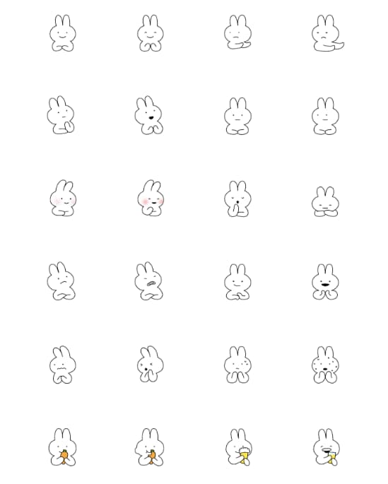 商用・店舗用のLINEスタンプを作成します ゆるかわいい動物・にくめない人物のオリジナルスタンプ イメージ3