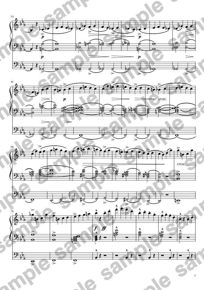 音大卒業生がスコアをエレクトーン譜に編曲します あなたの経験に合わせてオーケストラや吹奏楽を編曲いたします！ イメージ3
