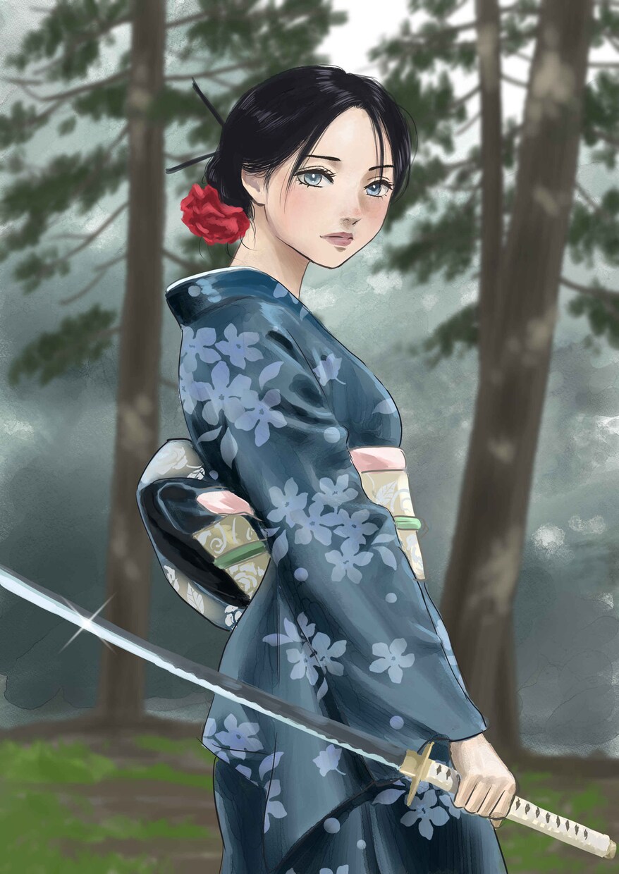 女の子イラスト描きます バストアップ、全身立ち絵などポージング指定できます。 イメージ1