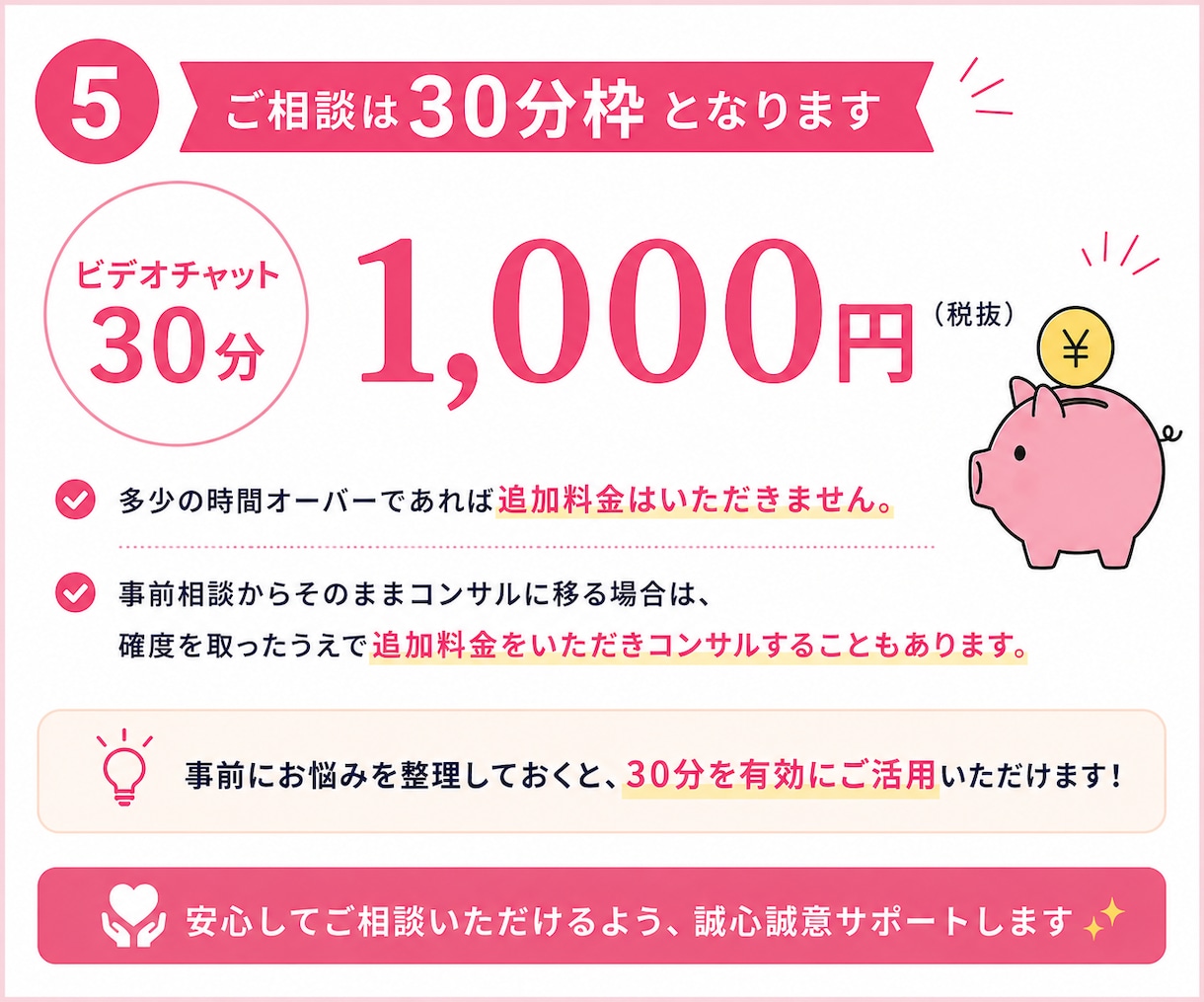 まずは事前相談したい方へ⭐ビデオチャット対応します 転職サポートプラン購入を迷っている方、企業向け見積り相談向け イメージ6