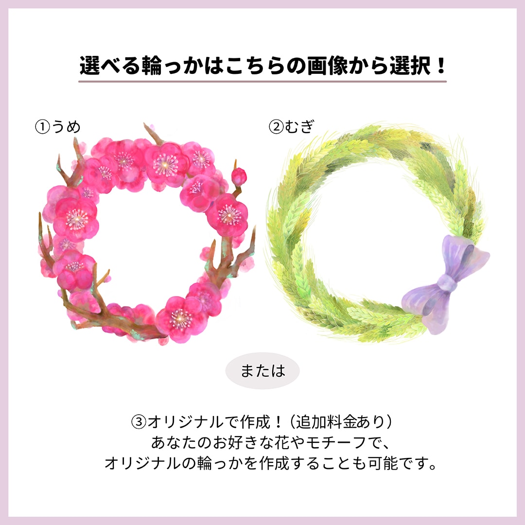 うさコみっしょん！○うさぎさんの似顔絵を描きます あなたのおうちのうさぎさんと、お花を合わせて一枚のイラストに イメージ3