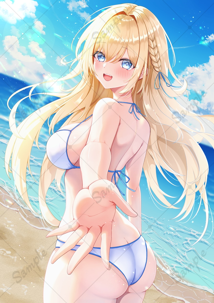 夏限定！！(6-8月)水着美少女イラスト描きます VTuber立ち絵・１枚絵・観賞用・グッズなどなんでもOK！ イメージ5