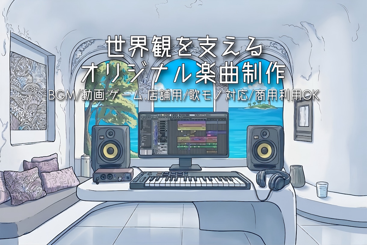 エレクトロ・BGM制作！動画やゲーム用も作ります 世界観に寄り添うエレクトロ・歌モノを制作します イメージ1
