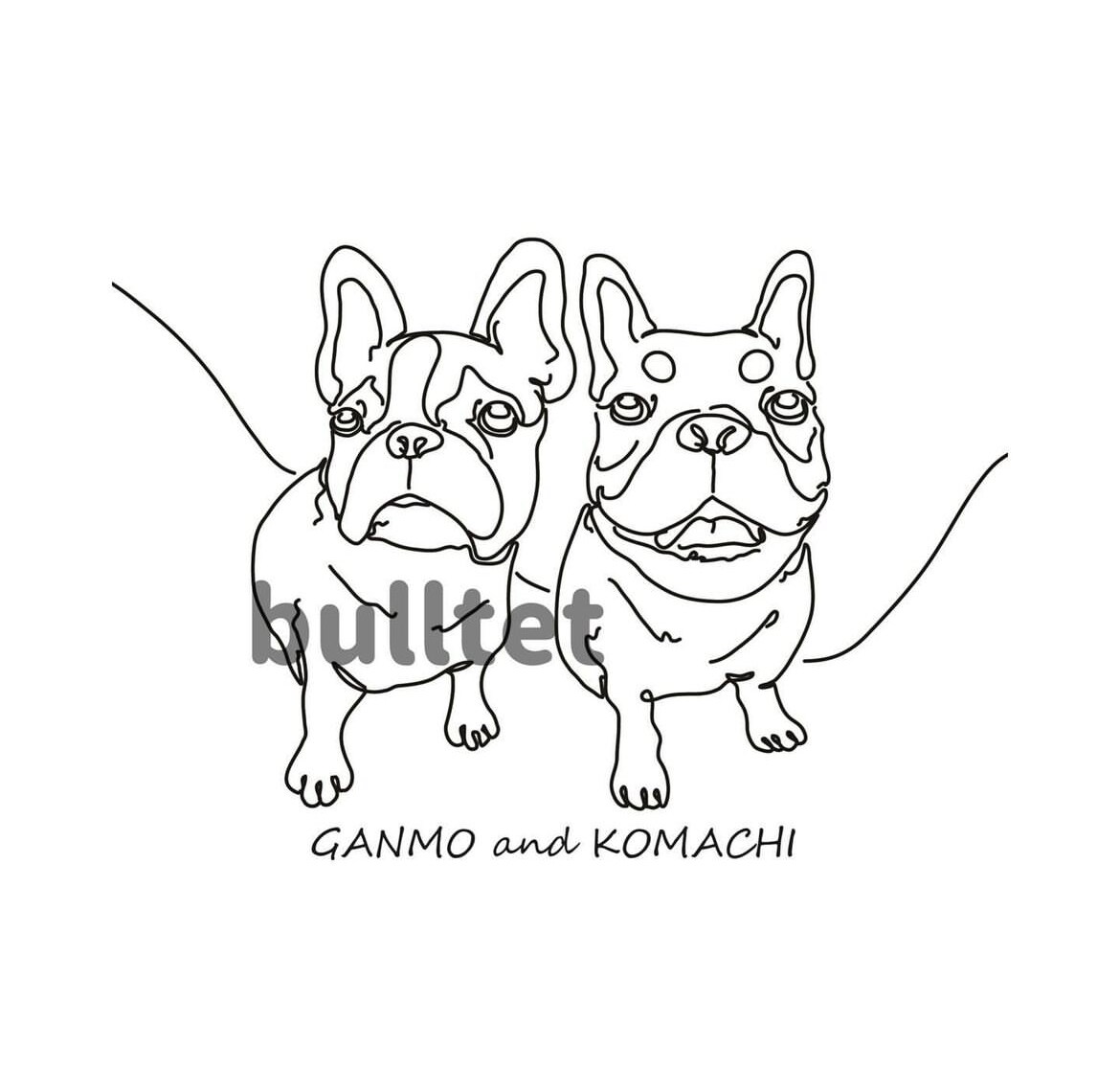 愛犬をモダンアート風のイラストにします アイコン/インテリア/グッズにおすすめ♪ イメージ6