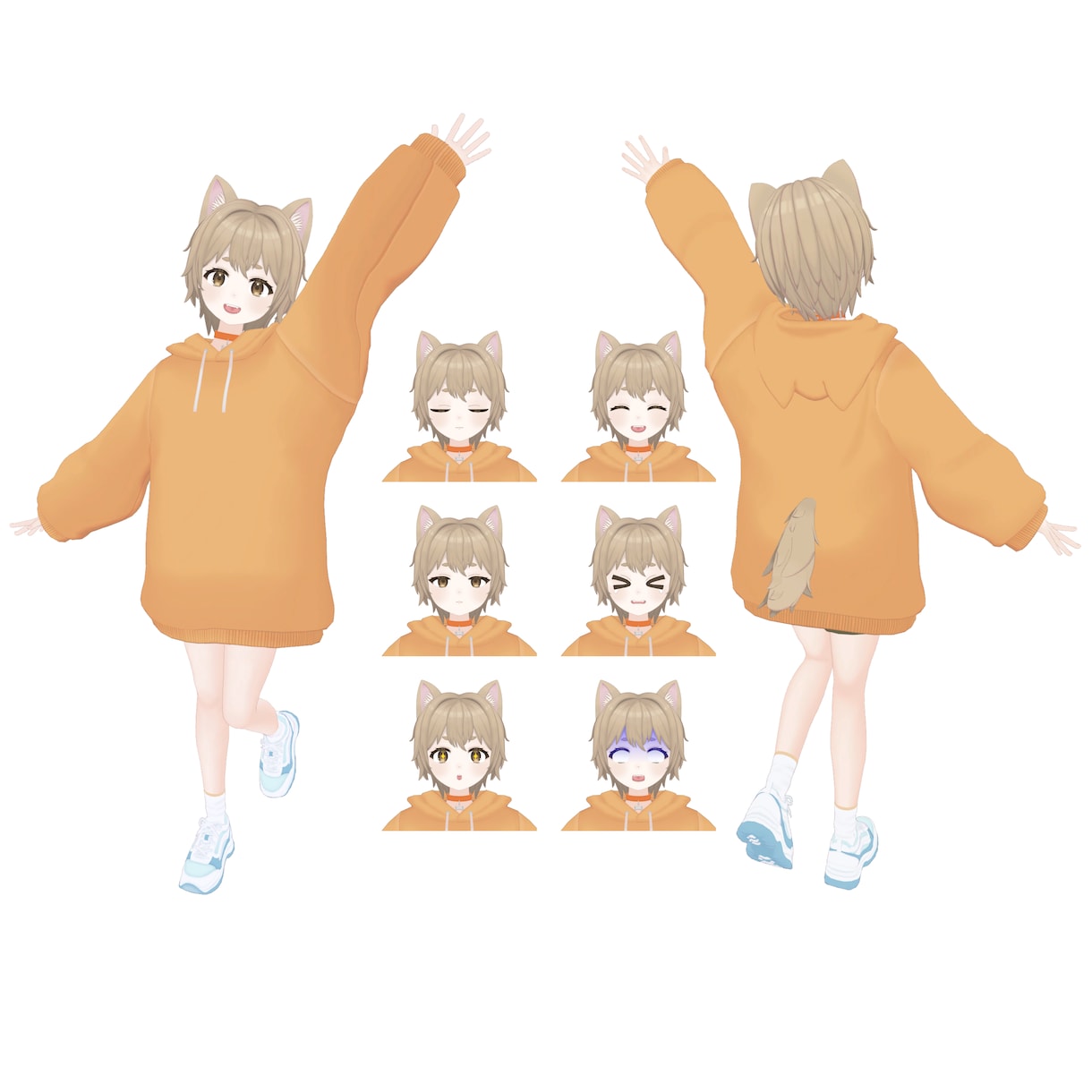フルスクラッチ3Dモデル制作します 一緒にあなただけの3Dキャラクターモデルを作りませんか イメージ3