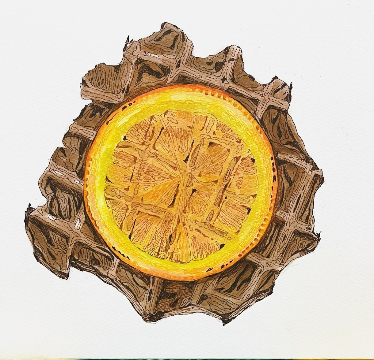 手描き食べ物・お菓子イラストを描きます ペン画＋水彩で丁寧な表現 / 清潔感のあるイラスト作成 イメージ5