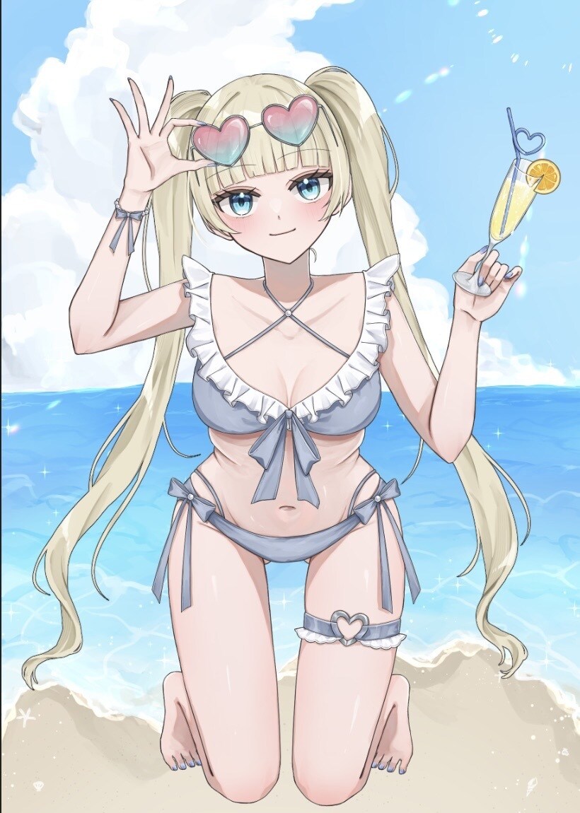 最短当日⭕️かわいい水着イラスト描きます 商用料金込み‼️夏にピッタリな水着量産イラストです！ イメージ6