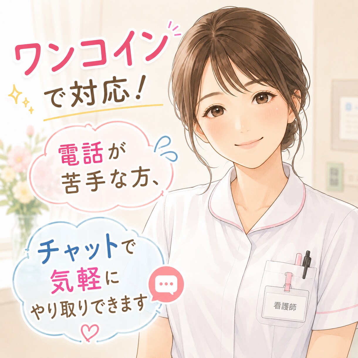限界看護師さんの愚痴、悩みなどお話聞きます ワンコイン！チャット対応なので電話が苦手な方も安心 イメージ2