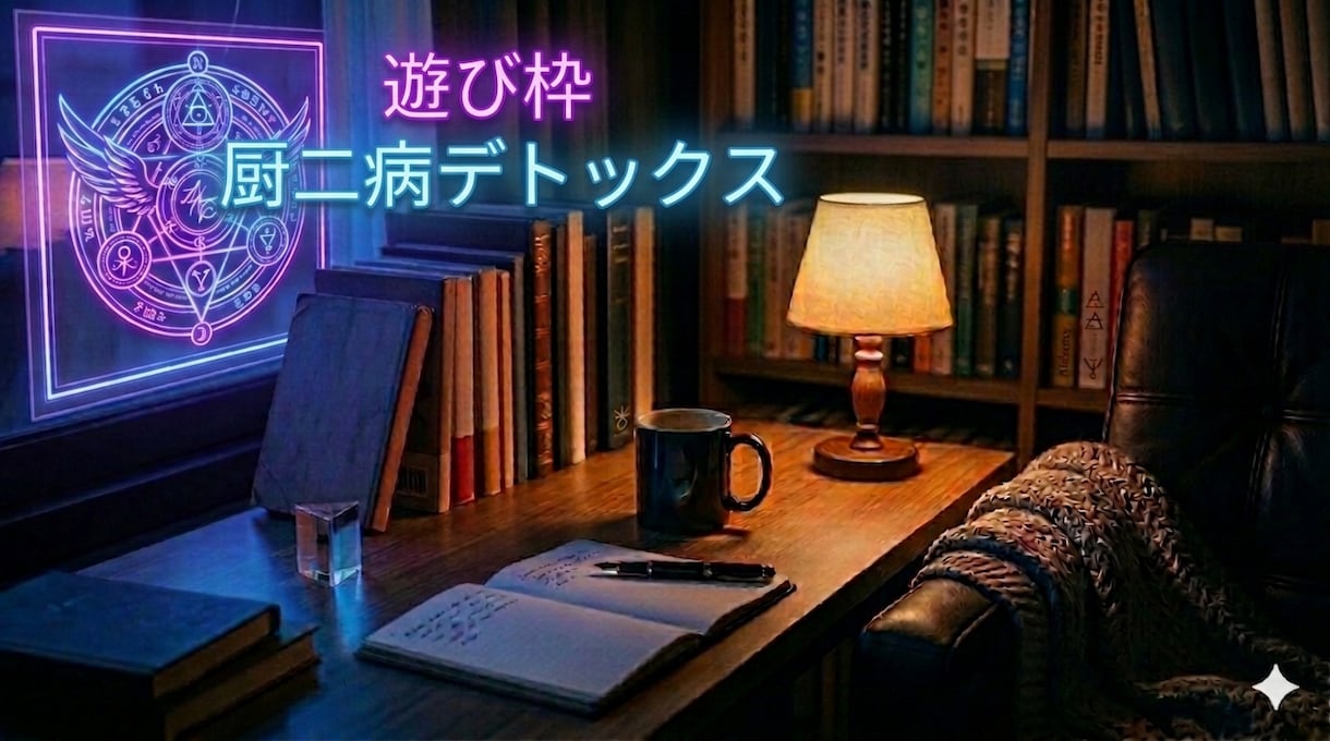 遊び枠｜厨二病全開チャットで気分転換に付き合います 大真面目にふざけ倒してしんどい夜を少し笑える時間に。 イメージ1