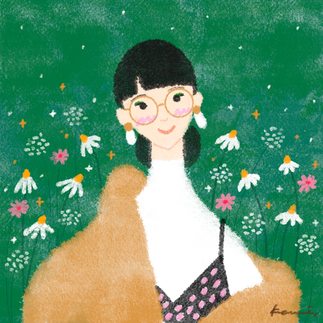 ふんわり抽象的なかわいいイラストを描きます SNS／ブログ／プロフィール用似顔絵アイコンイラスト イメージ7