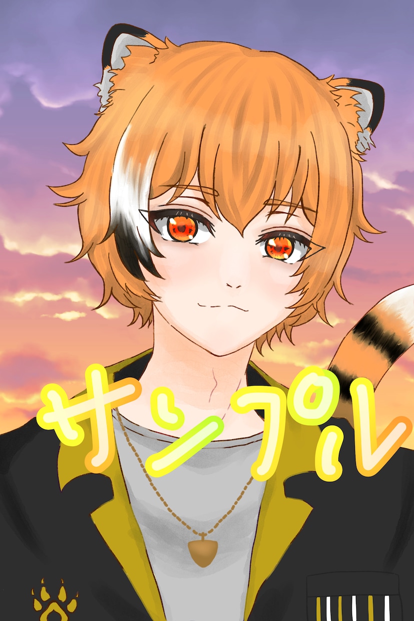 サムネ用やアイコン用イラスト描きます アイコン、1枚絵（バストアップ）、サムネイラストなど描きます イメージ3