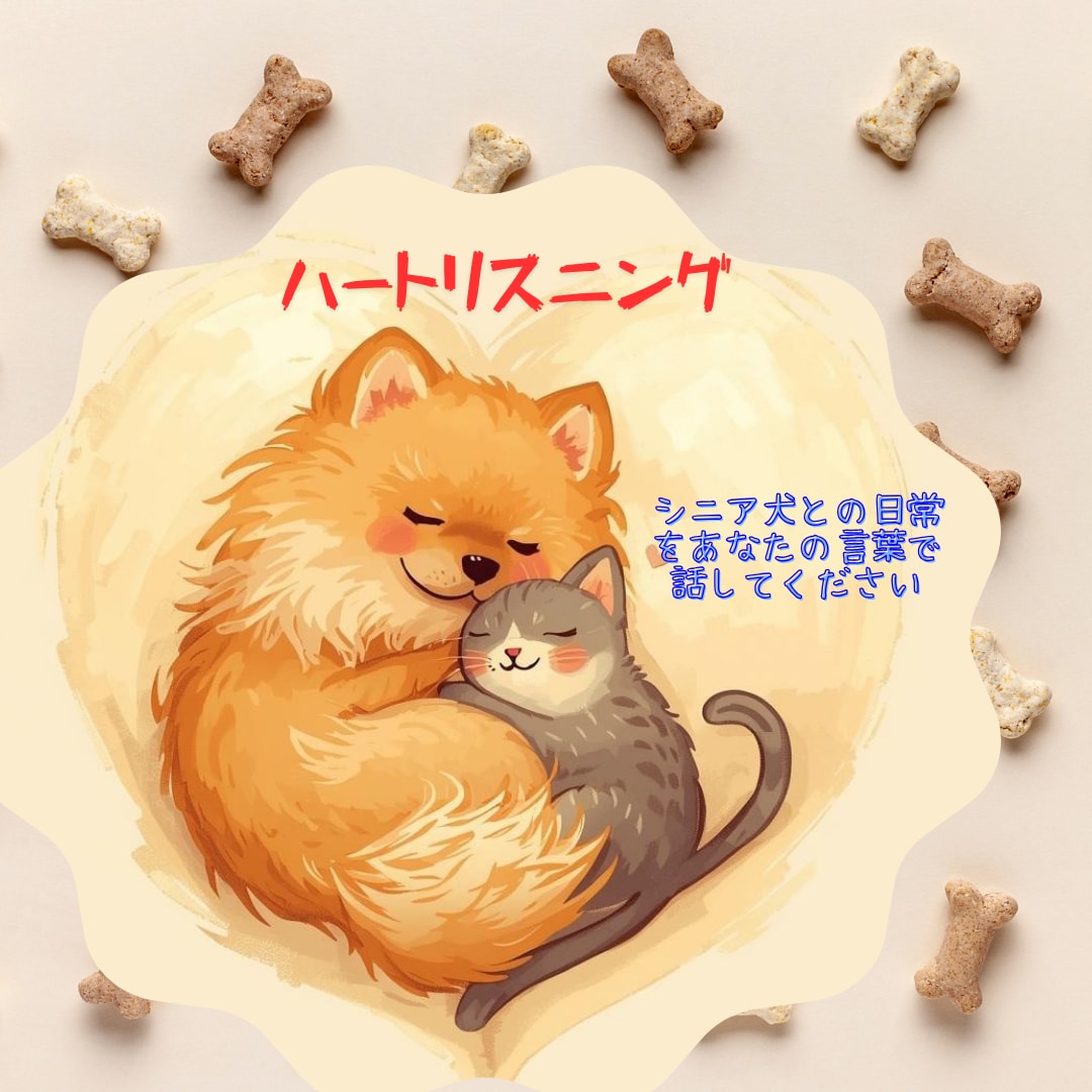 シニアわんこへの愛情も不安も一緒に考えます 介護もお別れも優しく寄り添い、そっと受けとめます イメージ1