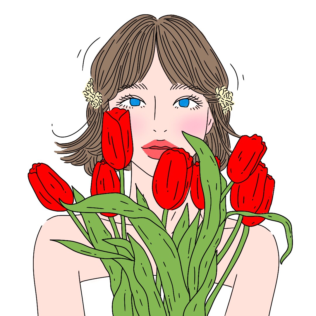 韓国風＊フルカラー似顔絵アイコン作成します おしゃれでかわいいSNS・X・インスタ用プロフィール画像 イメージ6
