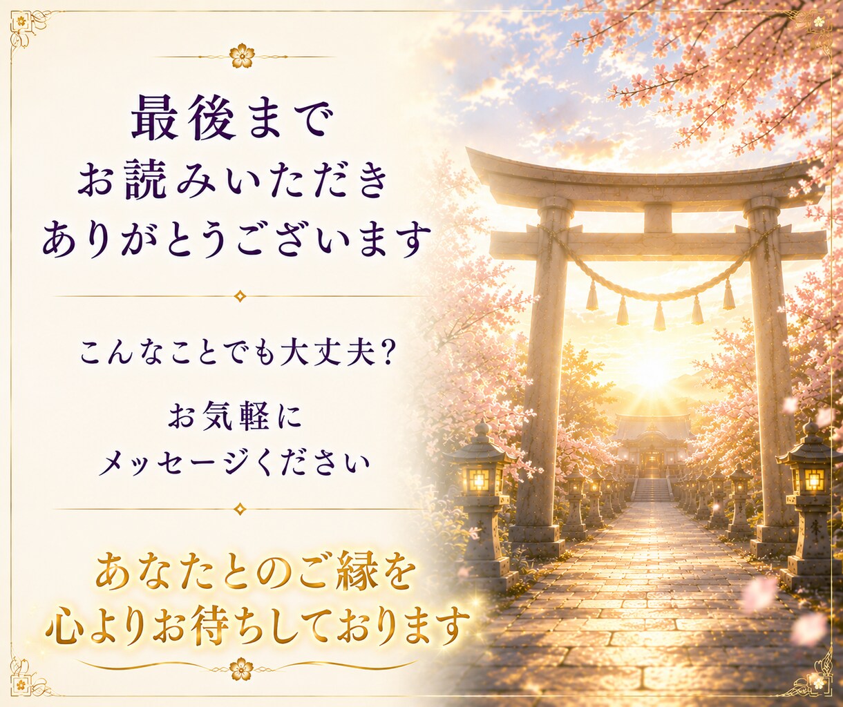片想い成就｜あの人の本音とご縁を魂から視抜きます 言葉にならない本音まで、魂の奥から読み解きます。 イメージ10
