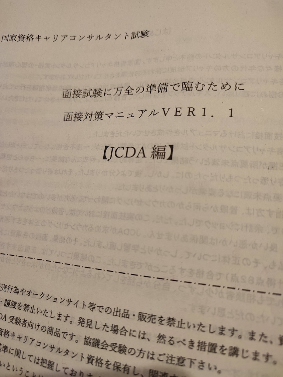 国資キャリコン実技面接マニュアルをご提供します ロープレのポイント網羅！面接試験でオールＡ評価を目指す！ イメージ2