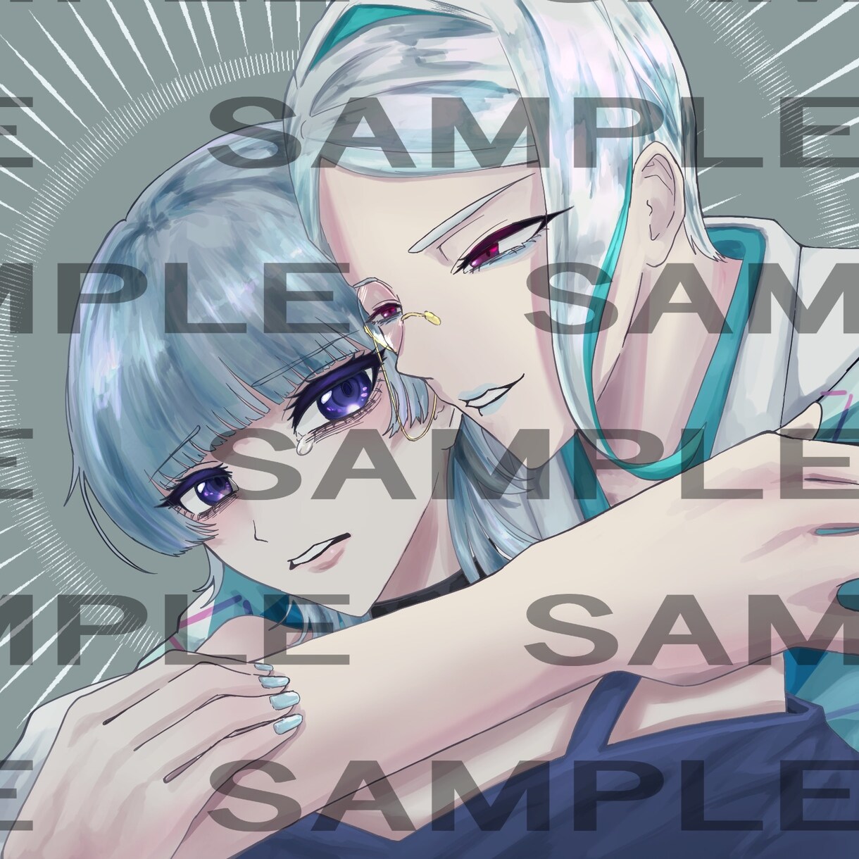 アイコン描きます キャラデザからいたします 憂い・病み・かっこいい男性を中心に夢絵も受け付けております イメージ4