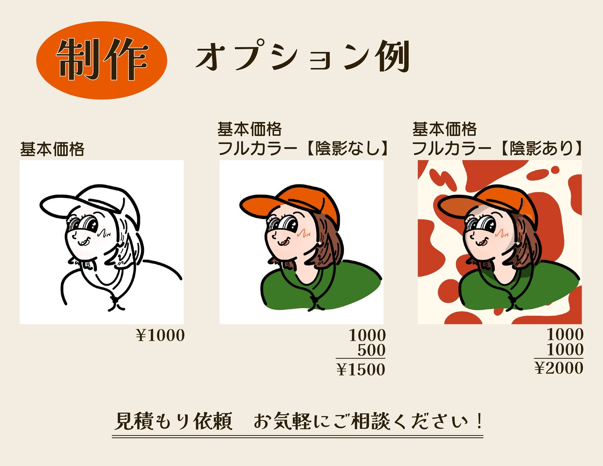 残２枠限定価格｜個性が光るイラスト描きます 一人一人の個性に少しの彩りを加えます^^ イメージ4